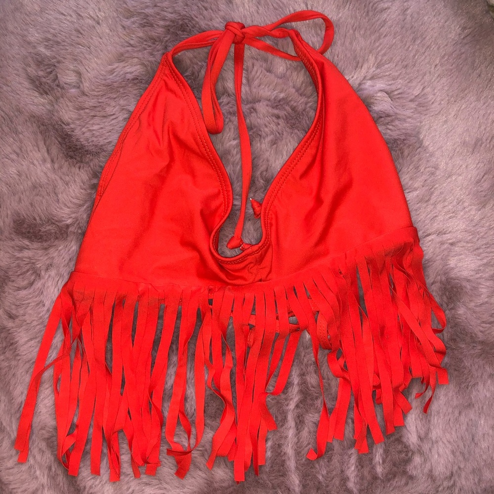 Tally Weijl Fringe Bikini Top (Size EU 36, US S-M)
